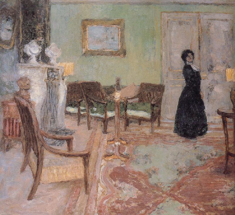 Edouard Vuillard The woman standing in the living room